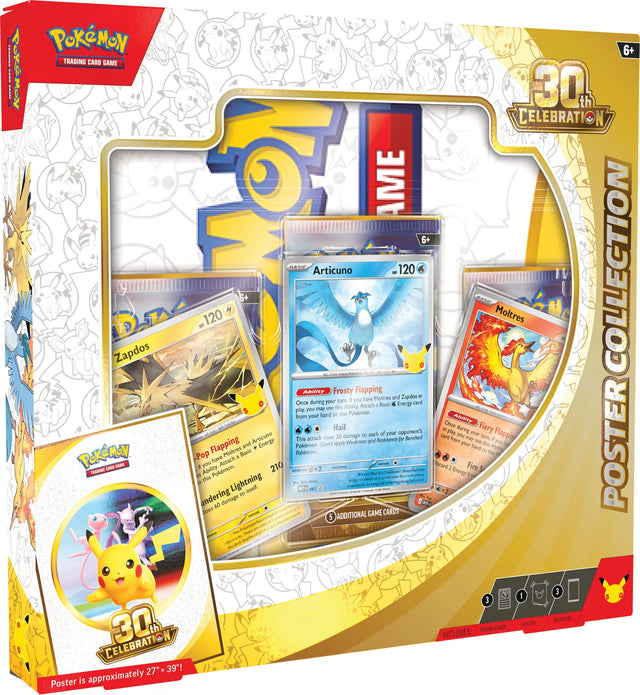 Pokémon 30th Celebration Poster Collection sealed product