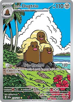 Alolan Dugtrio (SV08: Surging Sparks #208/191)