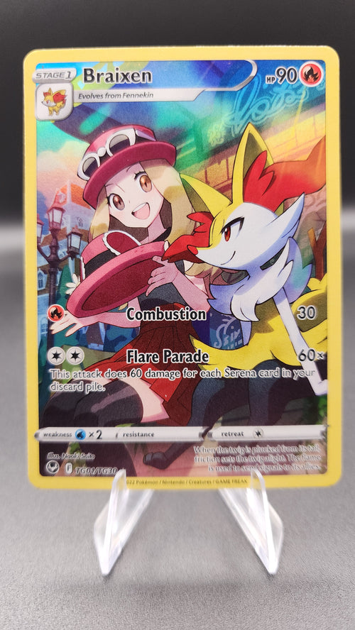 Braixen #TG01/TG30 Pokémon TCG card – additional view 2