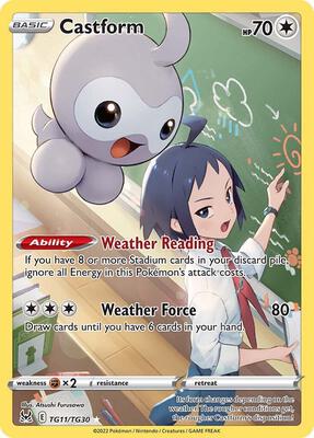 Castform (SWSH11: Lost Origin Trainer Gallery #TG11/TG30)