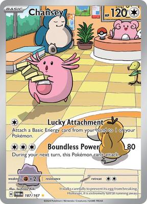 Chansey (SV06: Twilight Masquerade #187/167)