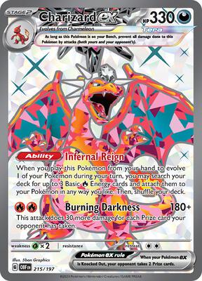 Charizard ex (SV03: Obsidian Flames #215/197)