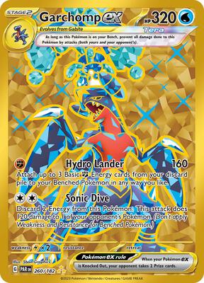 Garchomp ex (SV04: Paradox Rift #260/182)