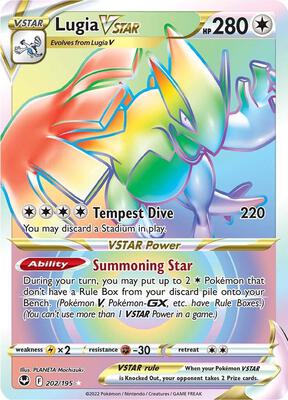 Lugia VSTAR (Secret) (202) (SWSH12: Silver Tempest #202/195)