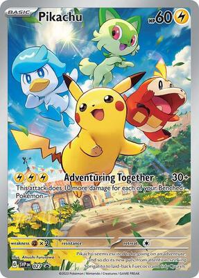 Pikachu (SV: Scarlet & Violet Promo Cards #027)