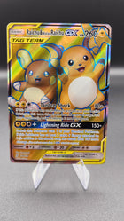 Raichu & Alolan Raichu GX (Full Art) #220/236 Pokémon TCG card – additional view 2