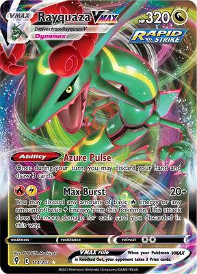 Rayquaza VMAX (SWSH07: Evolving Skies #111/203)