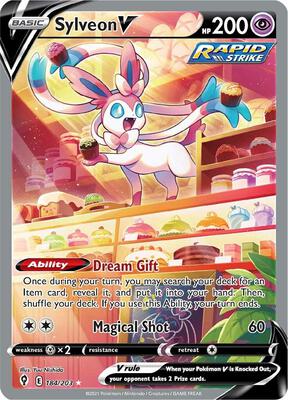 Sylveon V (Alternate Full Art) (SWSH07: Evolving Skies #184/203)
