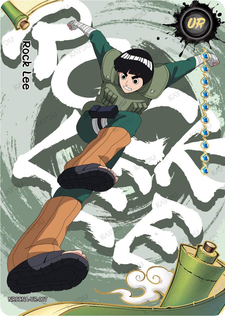 Rock Lee UR NRCCNA-UR-007 KAYOU Naruto Ninja Age card