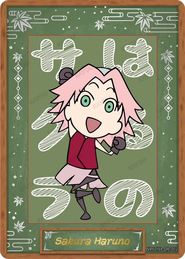 Sakura Haruno QR NRCCNA-QR-002 KAYOU Naruto Ninja Age card
