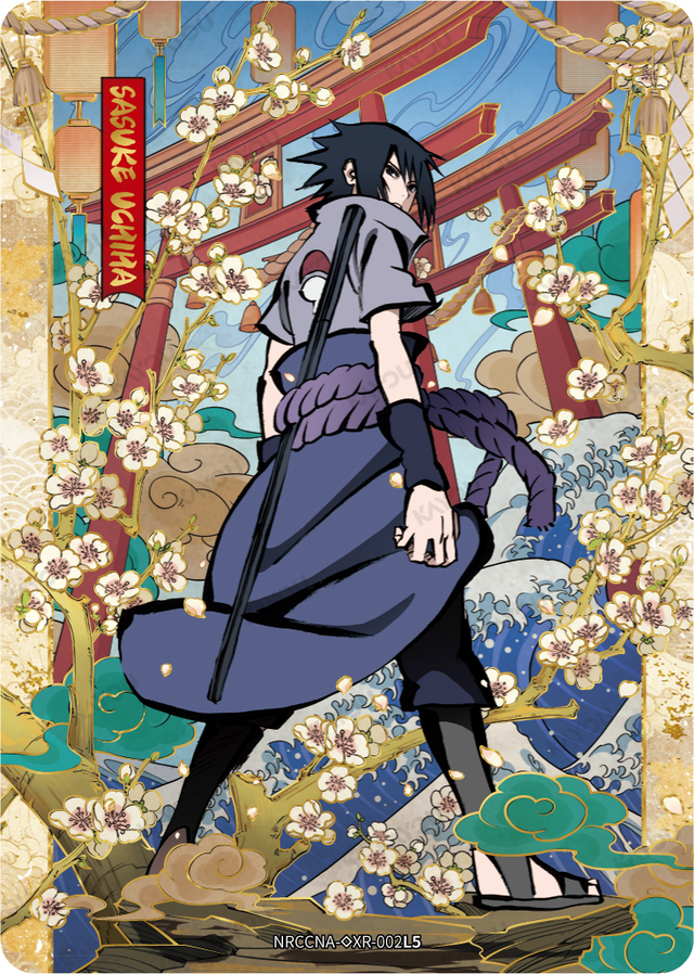 Sasuke Uchiha Diamond XR NRCCNA-◇XR-002L5 KAYOU Naruto Ninja Age card