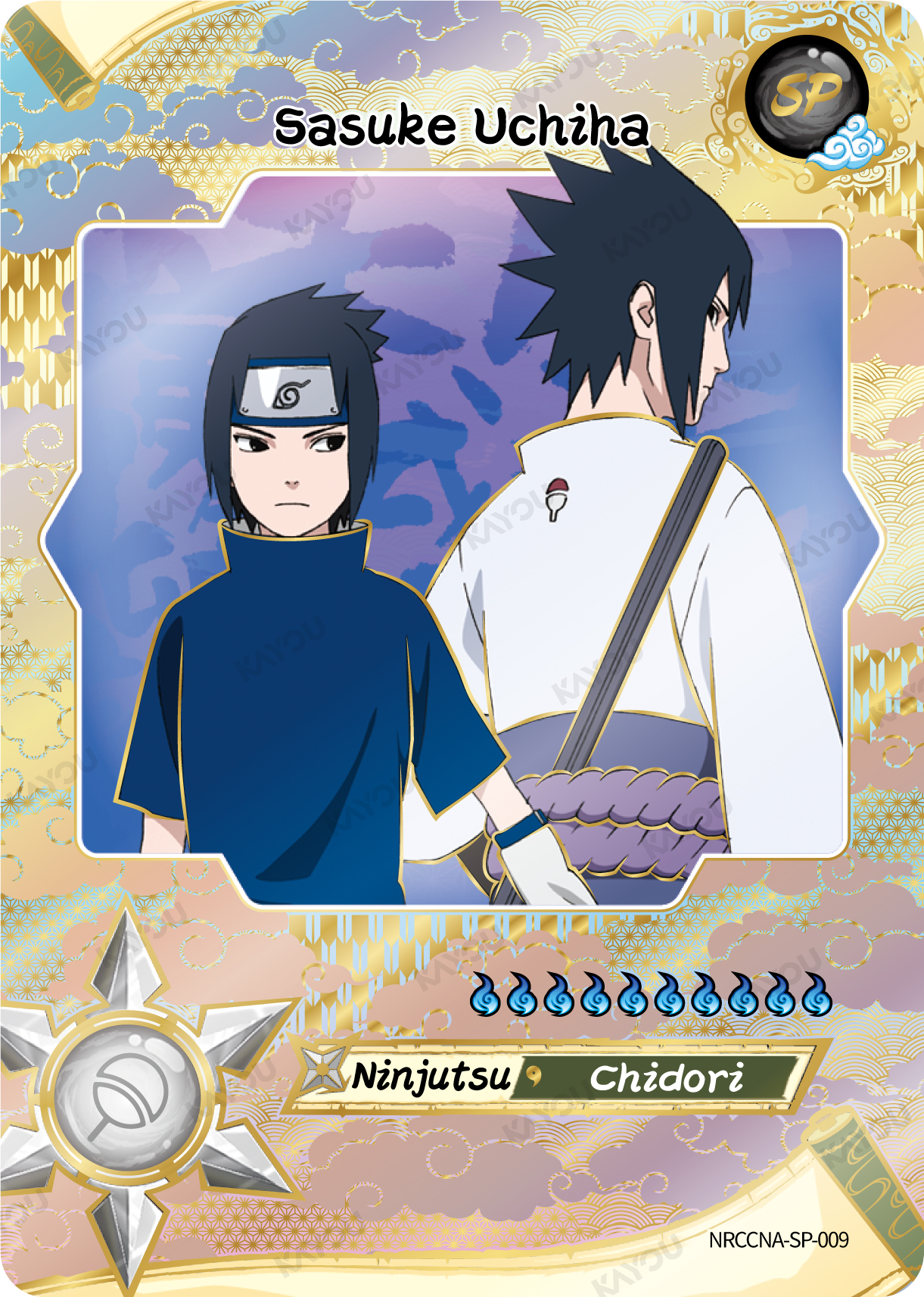 Sasuke Uchiha SP NRCCNA-SP-009 KAYOU Naruto Ninja Age card