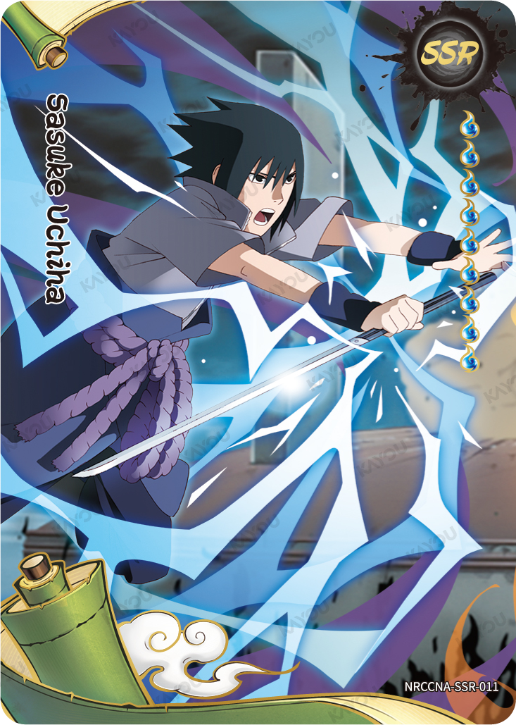 Sasuke Uchiha SSR NRCCNA-SSR-011 KAYOU Naruto Ninja Age card