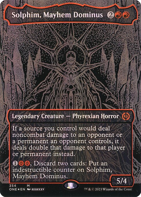 Solphim, Mayhem Dominus (ONE #354) (Phyrexia: All Will Be One)