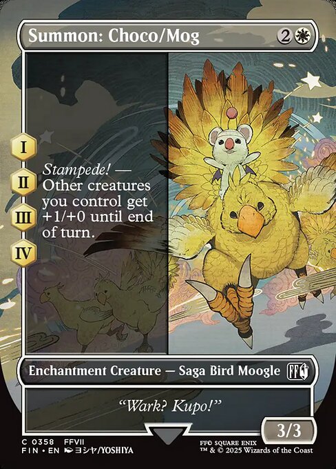 Summon: Choco/Mog (FIN #358) (Final Fantasy)