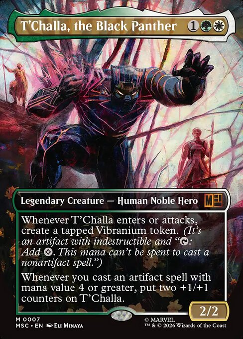 T'Challa, the Black Panther (MSC #7) (Marvel Super Heroes Commander)