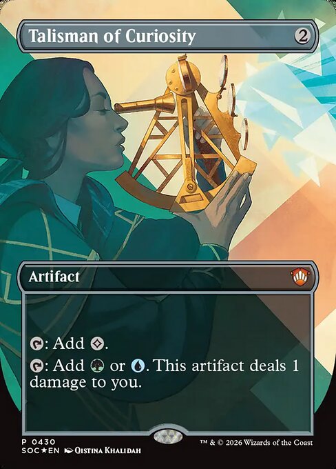 Talisman of Curiosity (SOC #430) (Secrets of Strixhaven Commander)