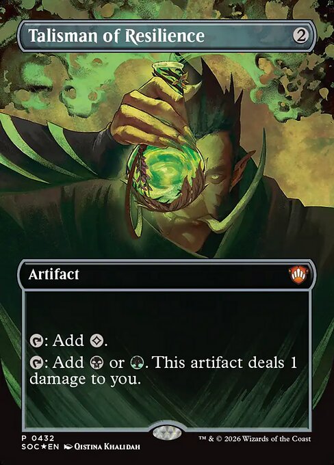 Talisman of Resilience (SOC #432) (Secrets of Strixhaven Commander)