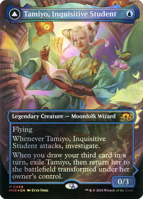 Tamiyo, Inquisitive Student // Tamiyo, Seasoned Scholar (MH3 #469) (Modern Horizons 3)