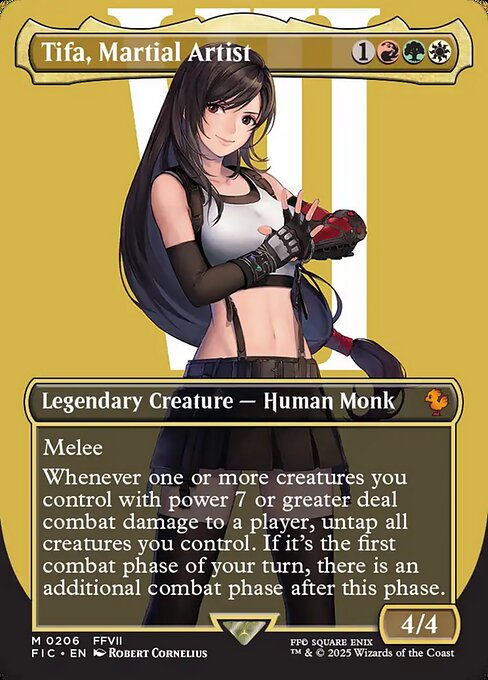 Tifa, Martial Artist (FIC #206) (Final Fantasy Commander)