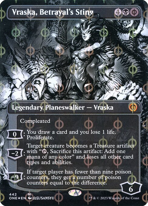 Vraska, Betrayal's Sting (ONE #442) (Phyrexia: All Will Be One)