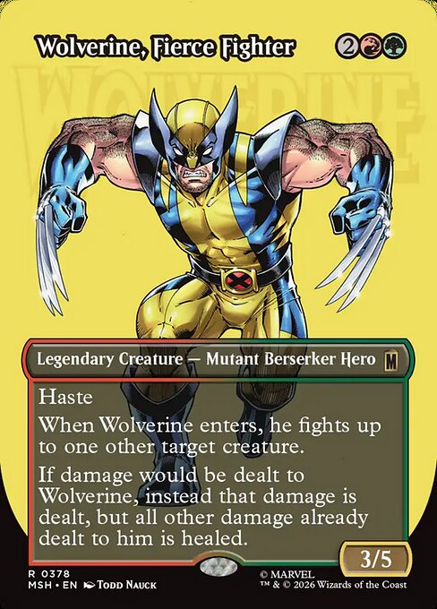 Wolverine, Fierce Fighter (MSH #378) (Marvel Super Heroes)
